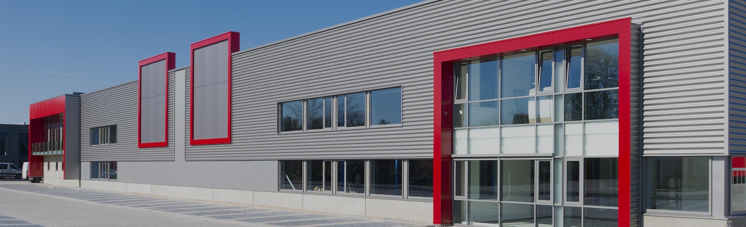 An industrial facility utilizing REGUPOL acoustics, helping to mitigate machine vibrations. Heavy machinery can cause undesirable vibrations. REGUPOL and REGUFOAM provide protection from vibration.