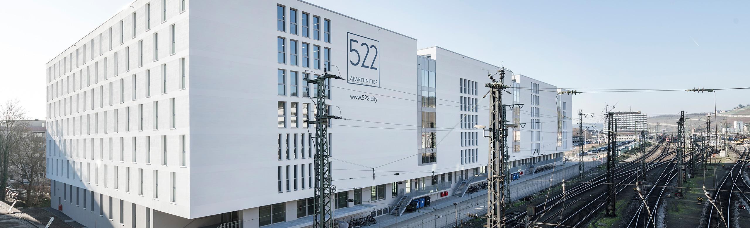 REGUPOL vibration - Apartment Complex Apartment complex located directly beside a railway. The facility utilizes REGUPOL vibration to provide vibration insulation throughout the complex.